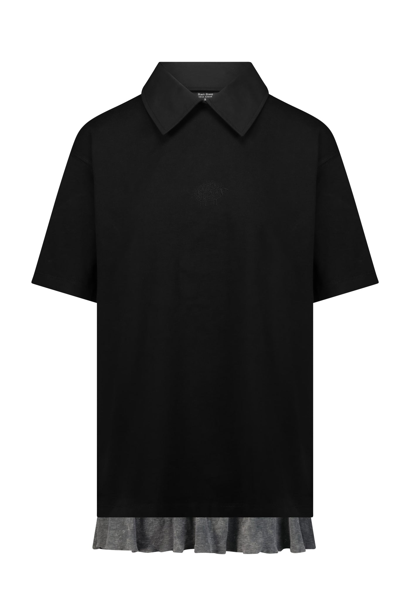 חולצת Black Sheep- קצרה שחורה יוניסקס