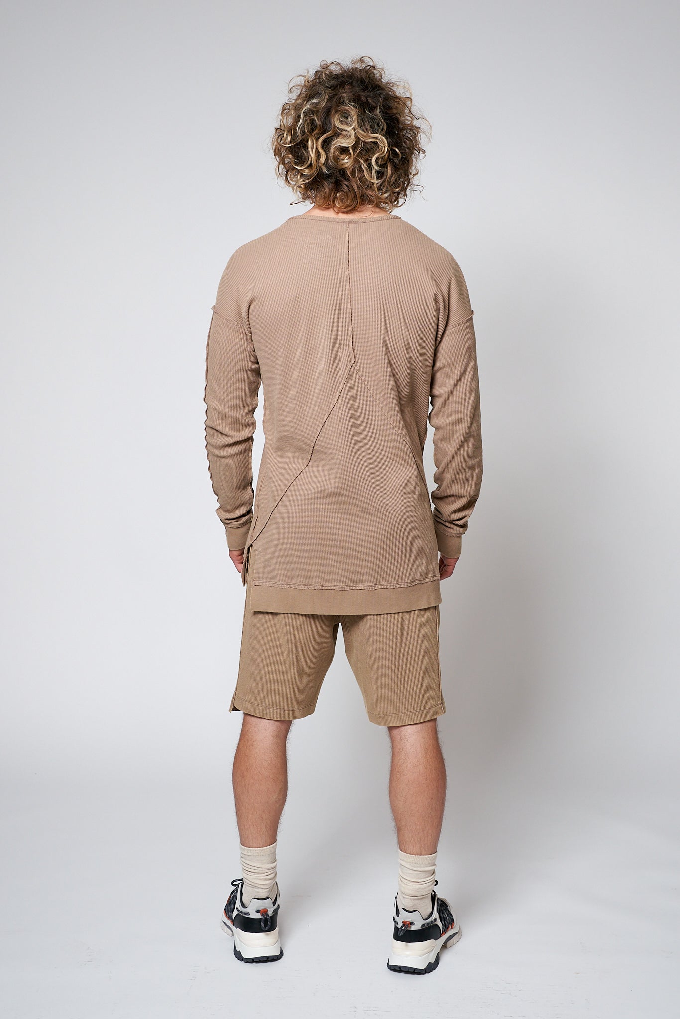 חולצת וואפל לגברים MARTIAN BROWN